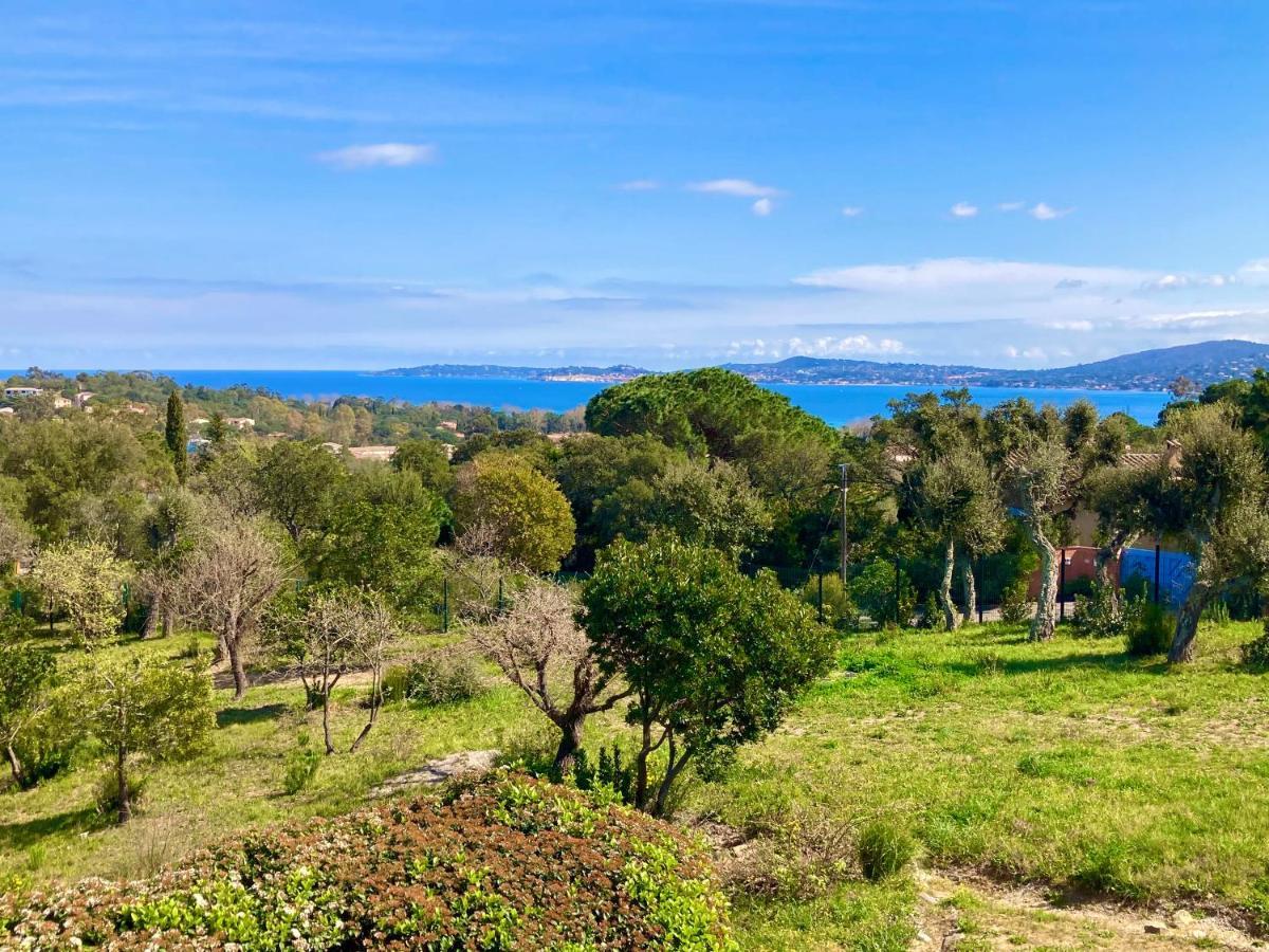 Les Restanques Vue Mer Pressoir 3131 Grimaud Exterior foto